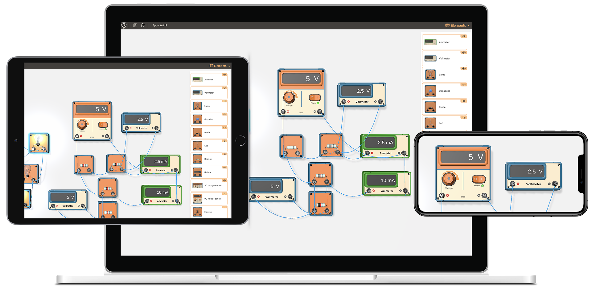 Application screenshots